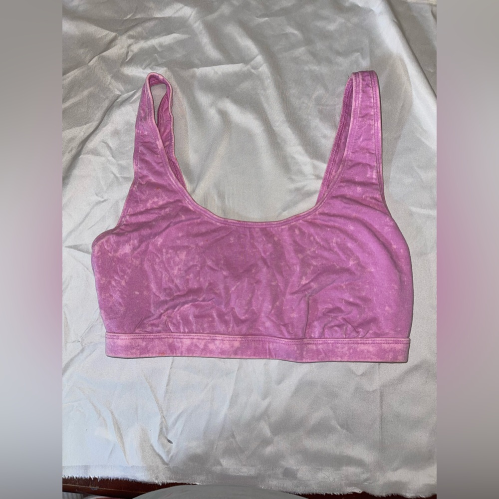 Pink Sports bra